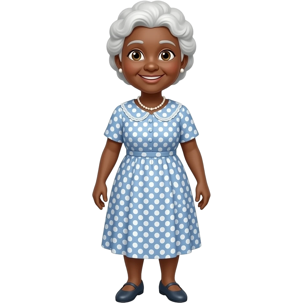 black lold aunt whole body emoji