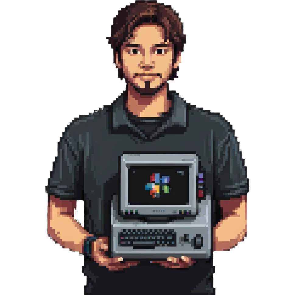 IT support specialist with computer emoji