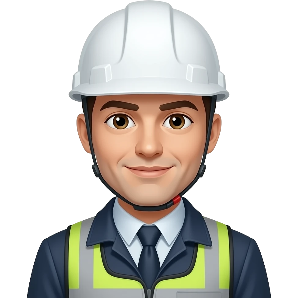 Supervisor white halmet emoji