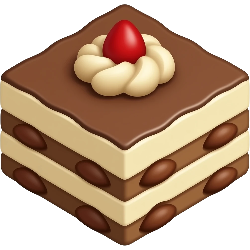 tiramisu square emoji