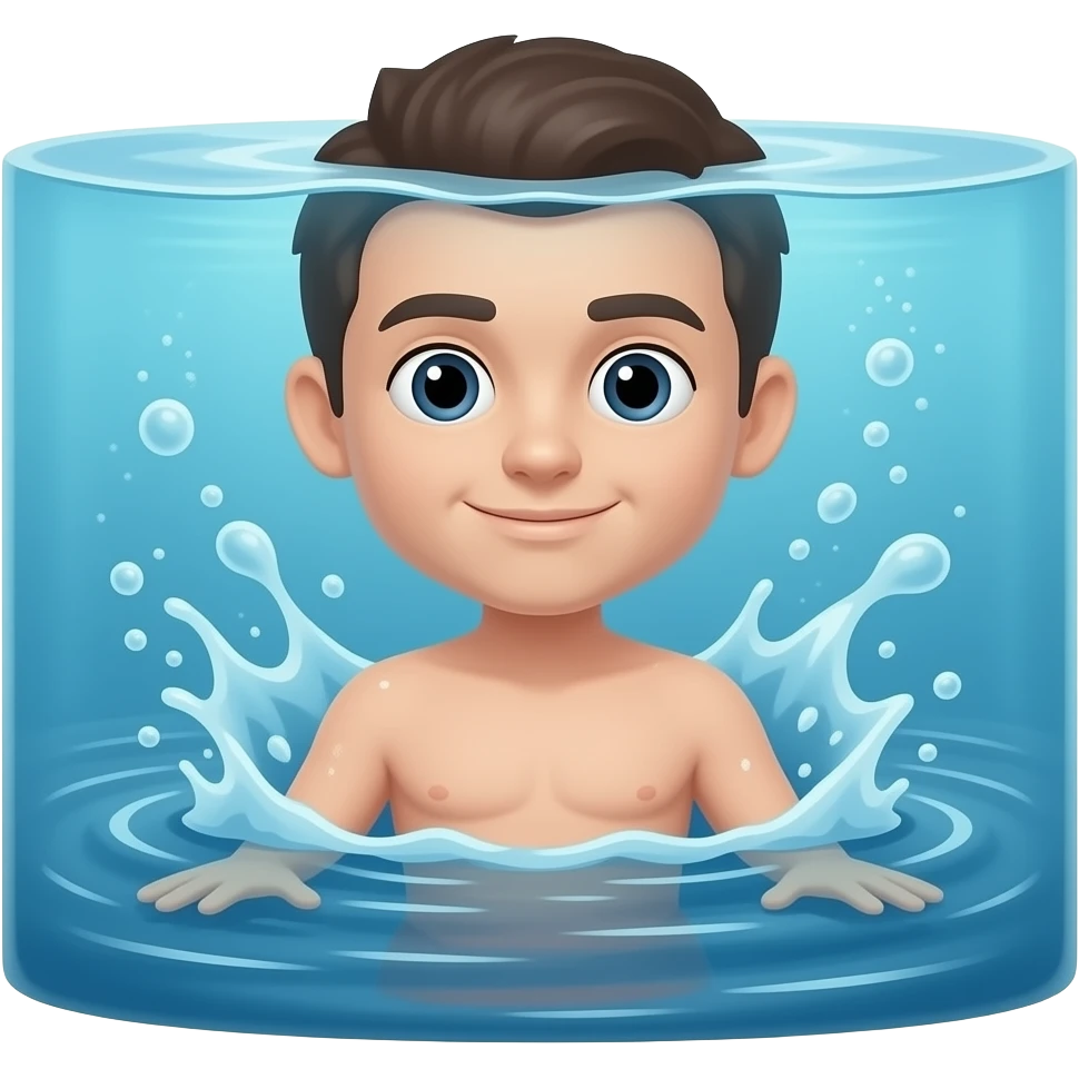 person sinking in the sea emoji