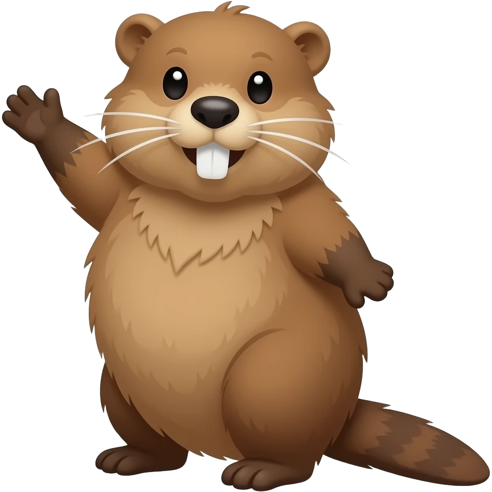 Beaver the w emoji