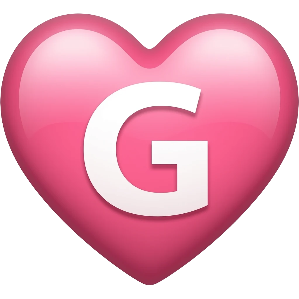 Corazón con G emoji