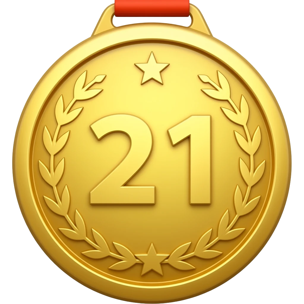GOLD 21ST emoji