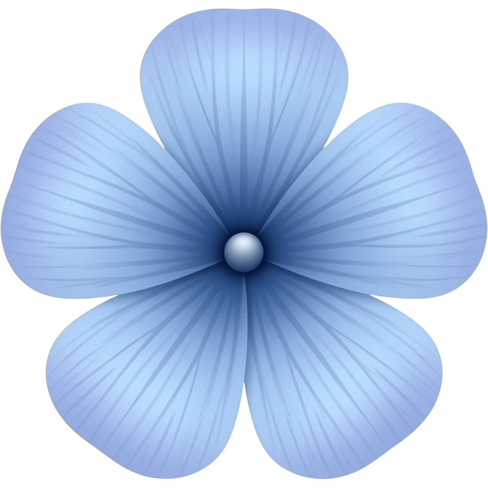 flor azul como la foto que te mandé emoji