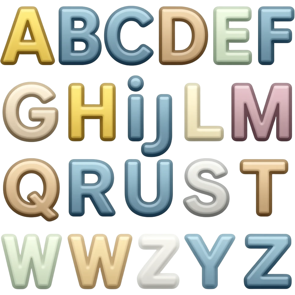 alphabet emoji