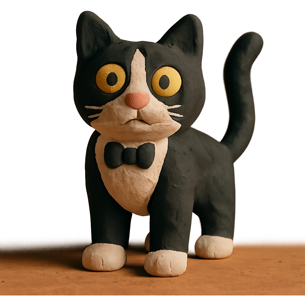 tuxedo cat emoji