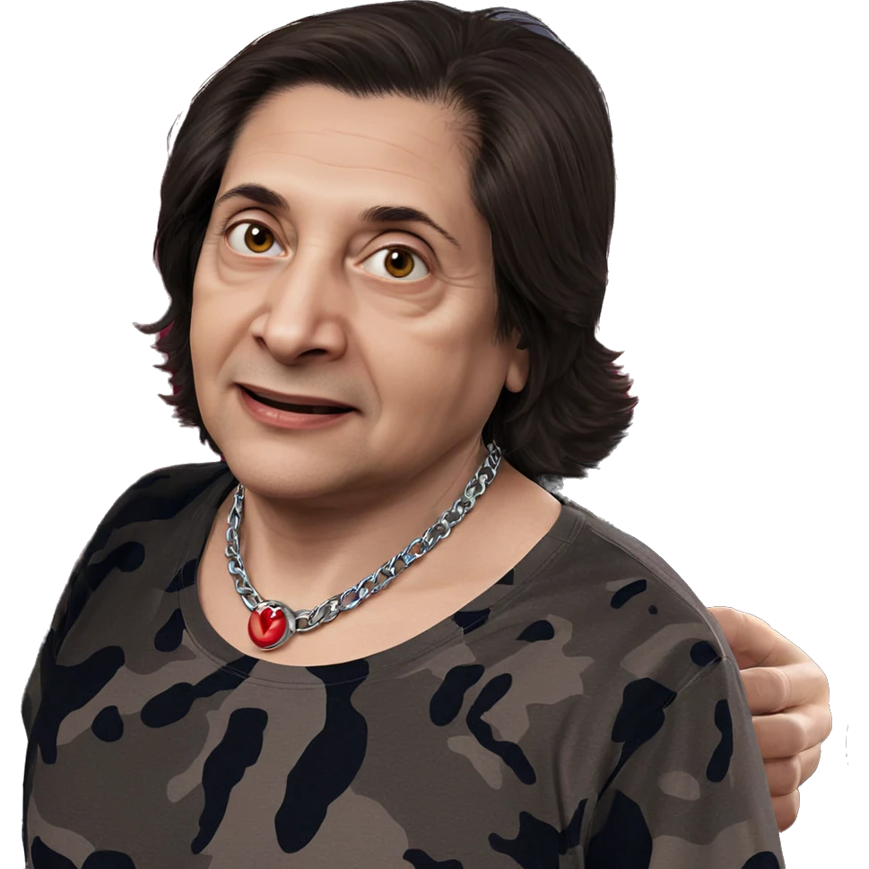 realistic parody jewelry on boy emoji