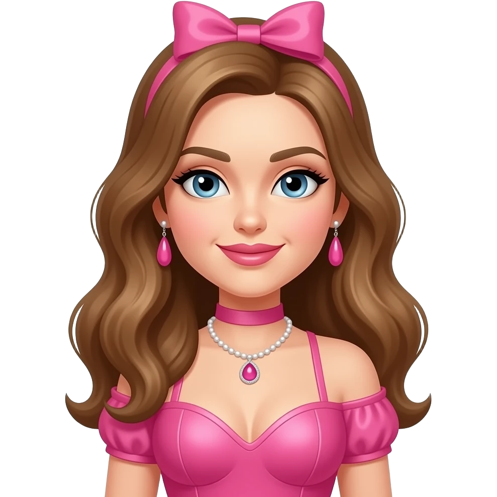 Stripper with pink outfit emoji