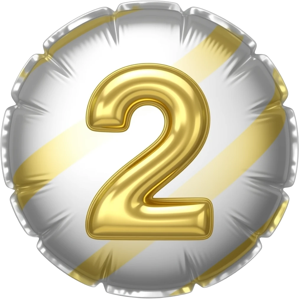 21st birthday balloon emoji