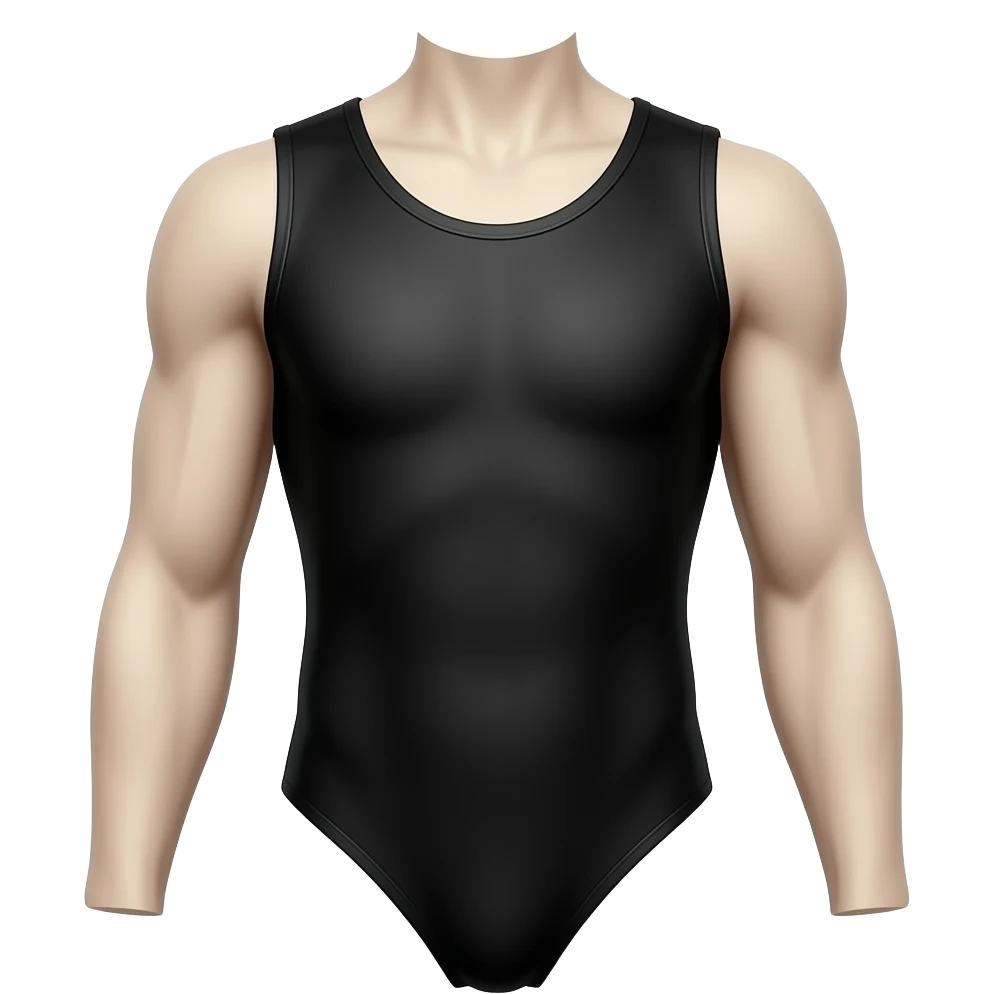 débardeur noir justaucorps  42/44taille gymnastique emoji