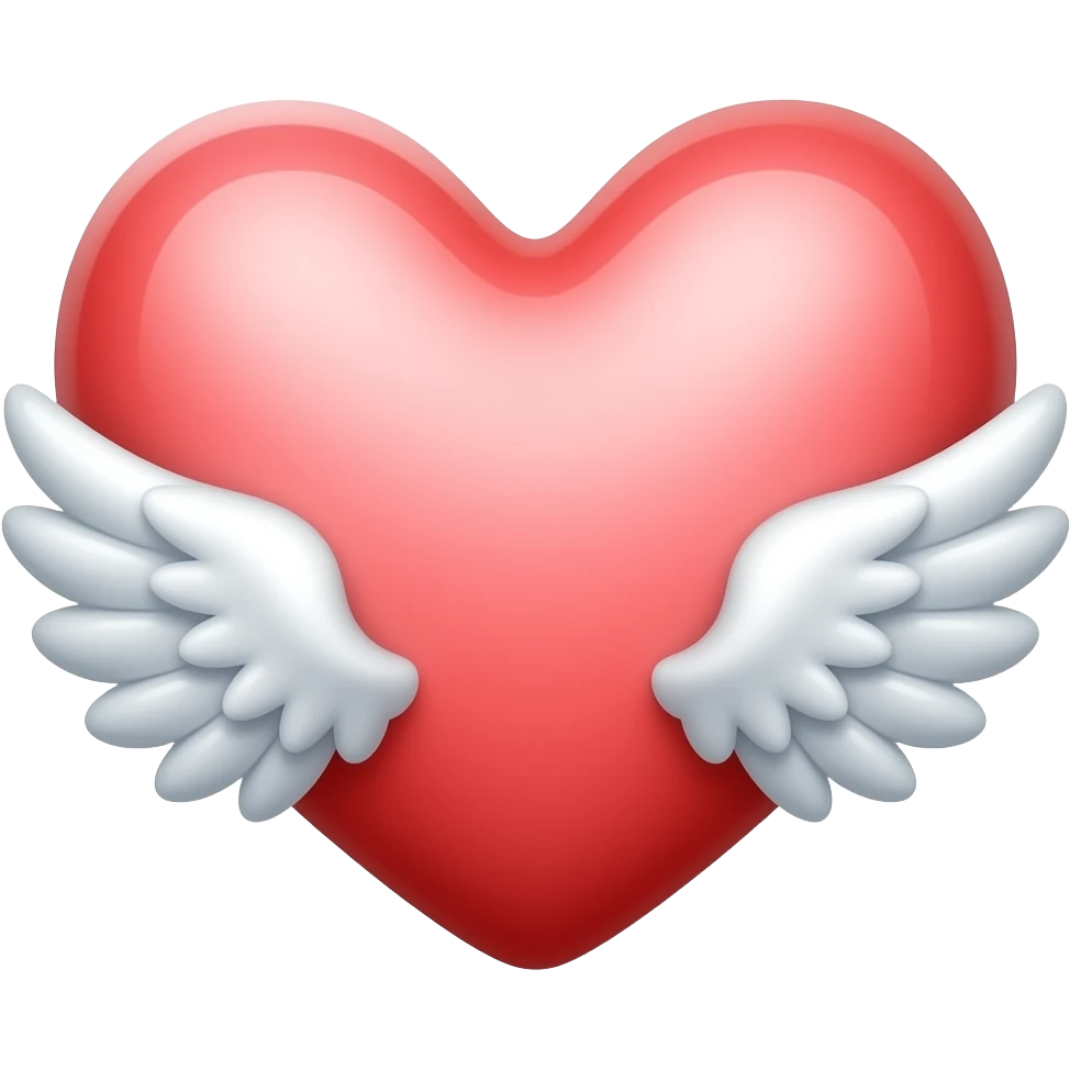 heart wings emoji