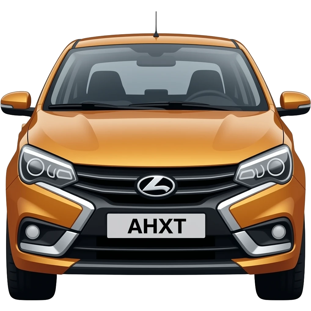 create emojis in the form of LADA VESTA cars emoji