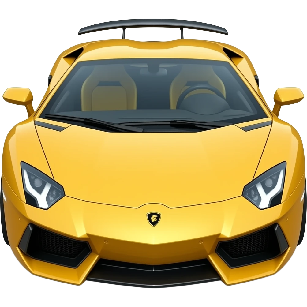Lamborghini car emoji emoji