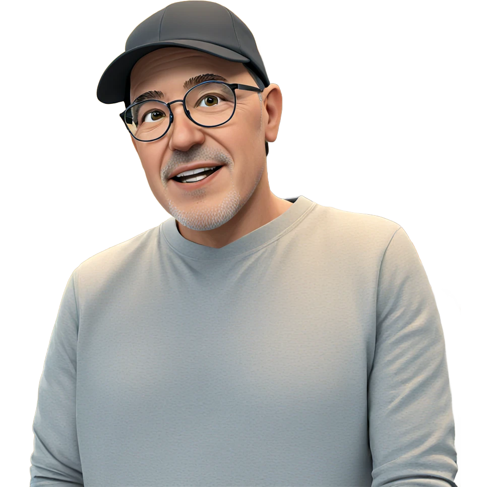 boy with glasses and hat emoji