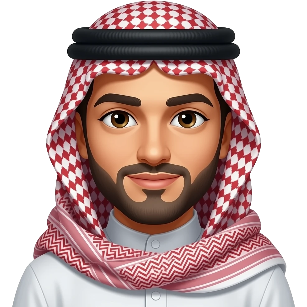 Arabe avec une bonbe emoji