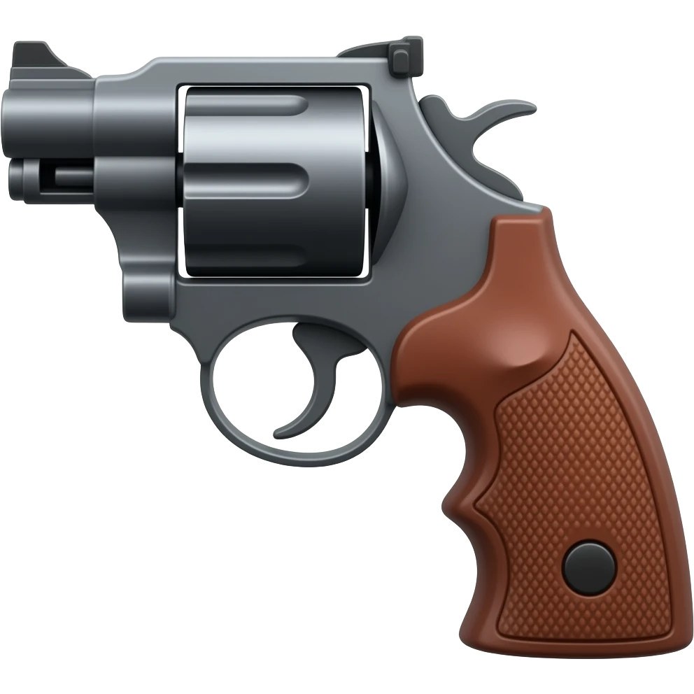 A revolver emoji emoji