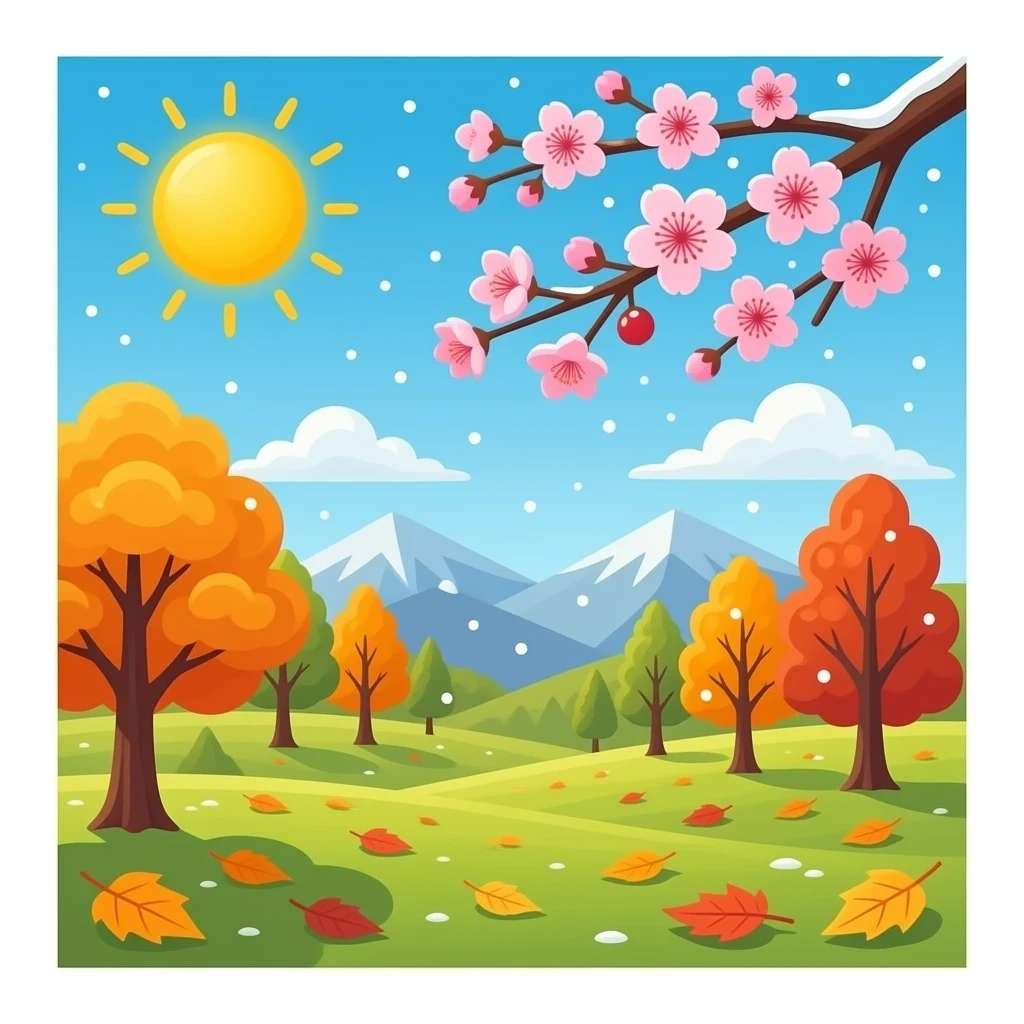 🍁🌸☀️❄️ emoji