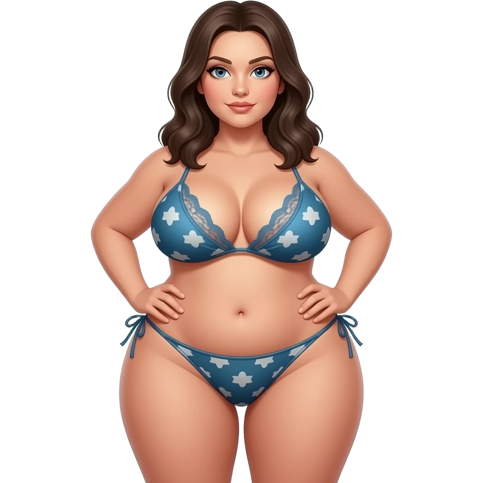 massive booty girl in thong emoji