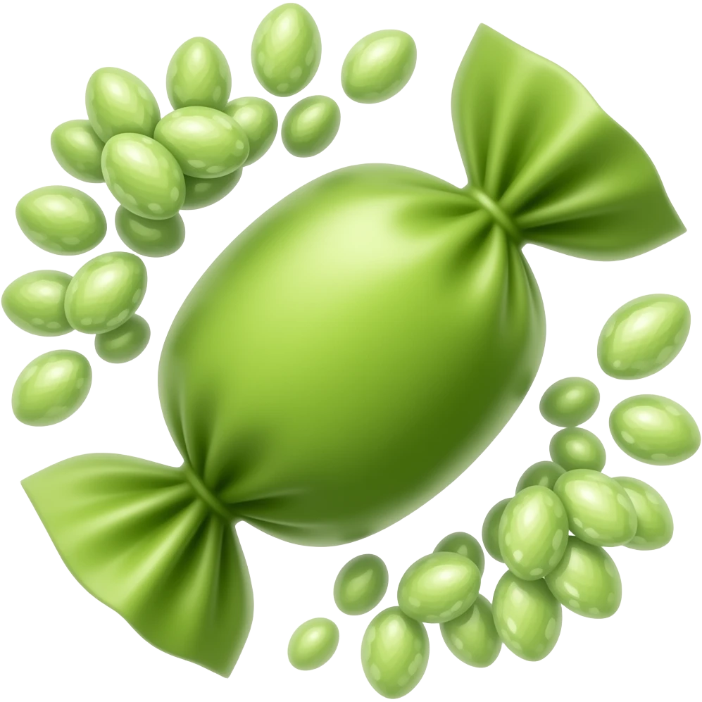 Matcha candy emoji