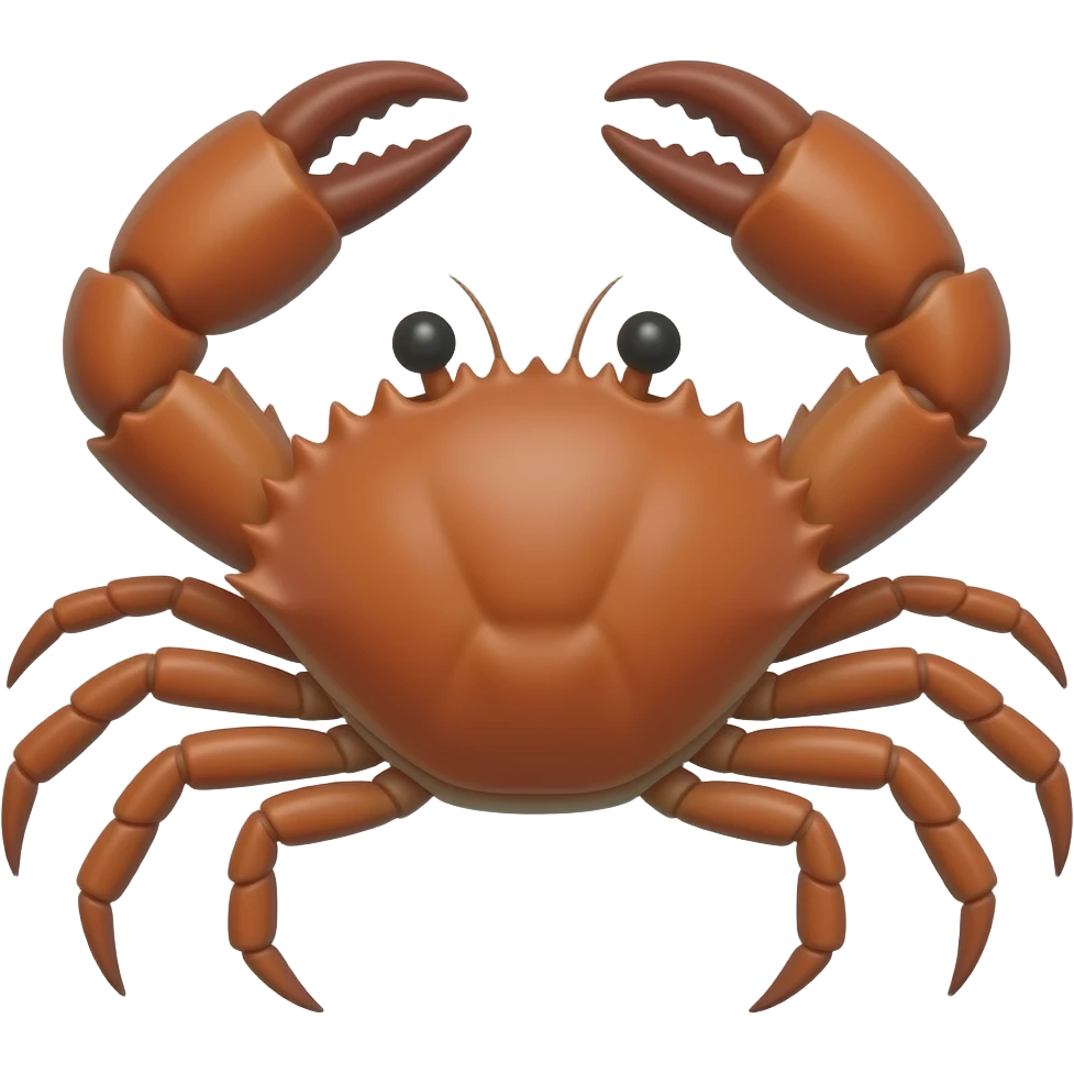 Crab action emoji