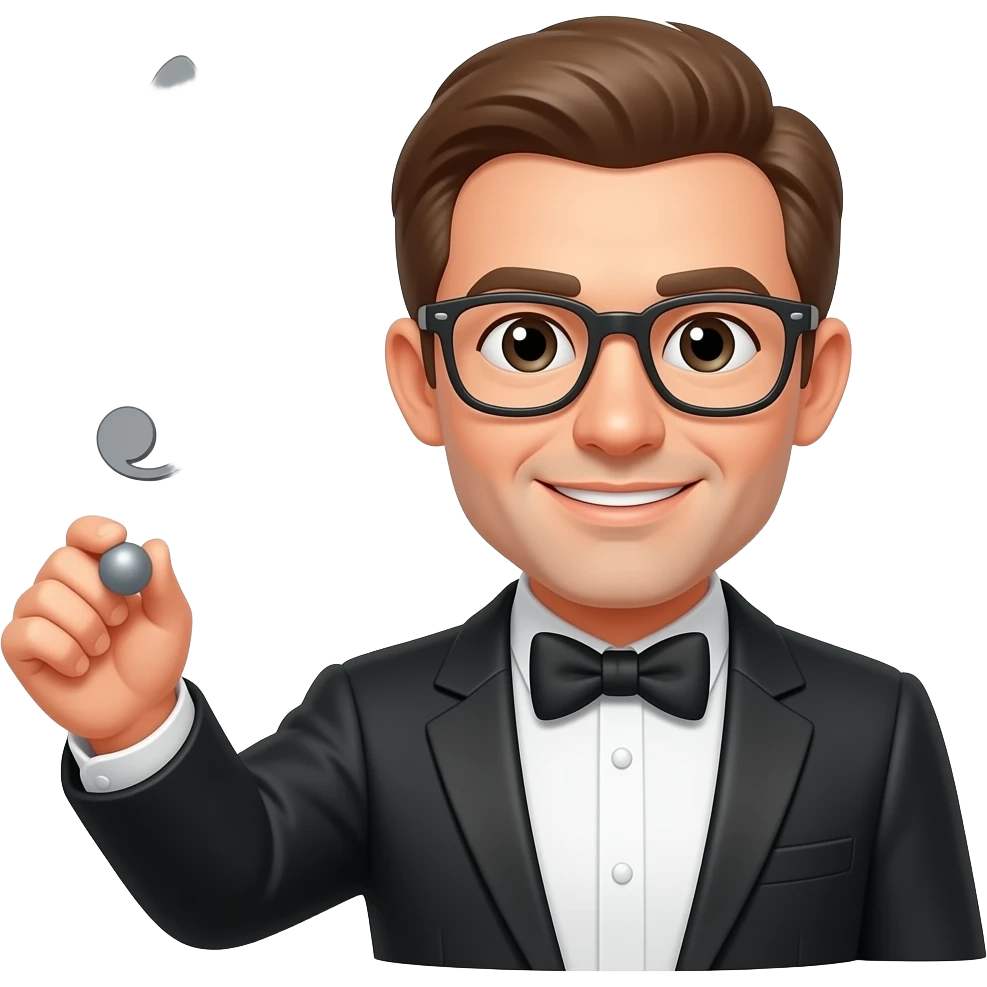 conductor music with music note emoji