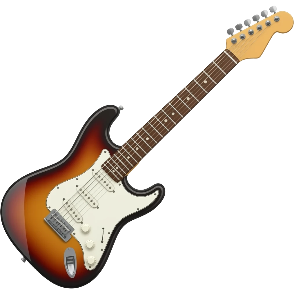 guitar stratocaster emoji