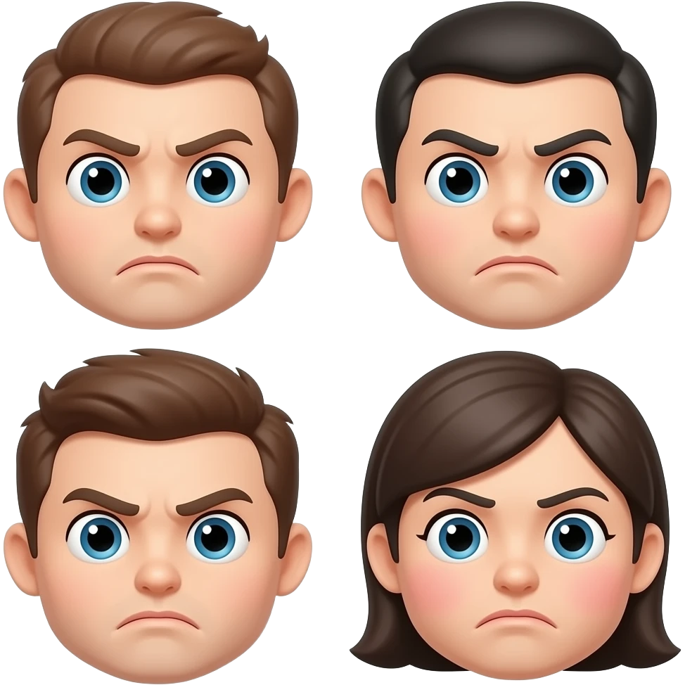 Crea nuevos emojis con el estilo visual de los emojis de Apple (misma textura, iluminación, calidad 3D y diseño), pero NO copies emojis existentes.
Diseña expresiones totalmente nuevas y originales que no existan actualmente. emoji