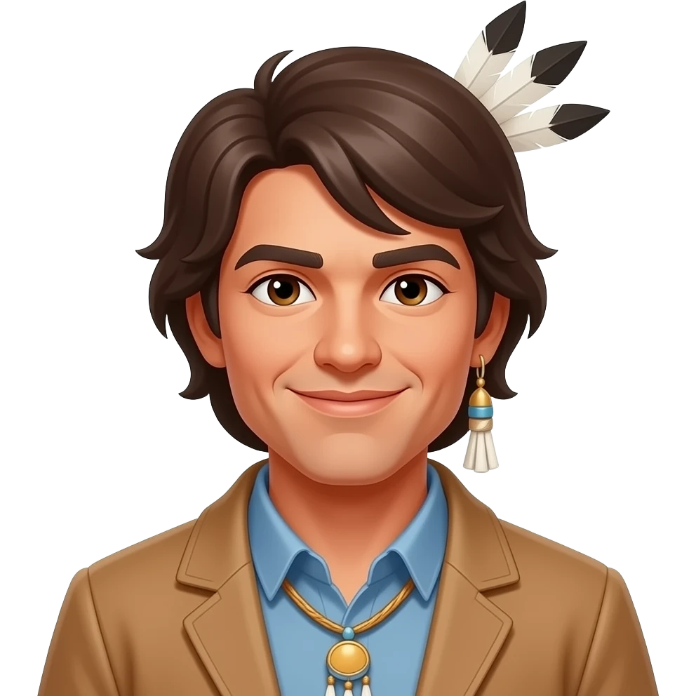 native american version of marty mcfly emoji