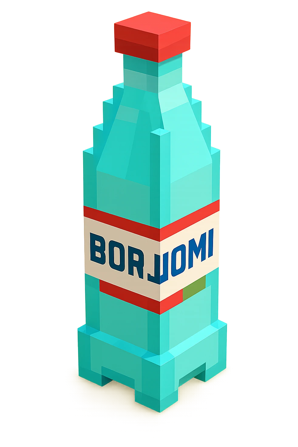 бутылка borjomi, no background emoji