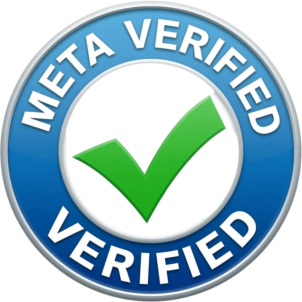 Make a emoji of blue  meta verified sign in circle emoji