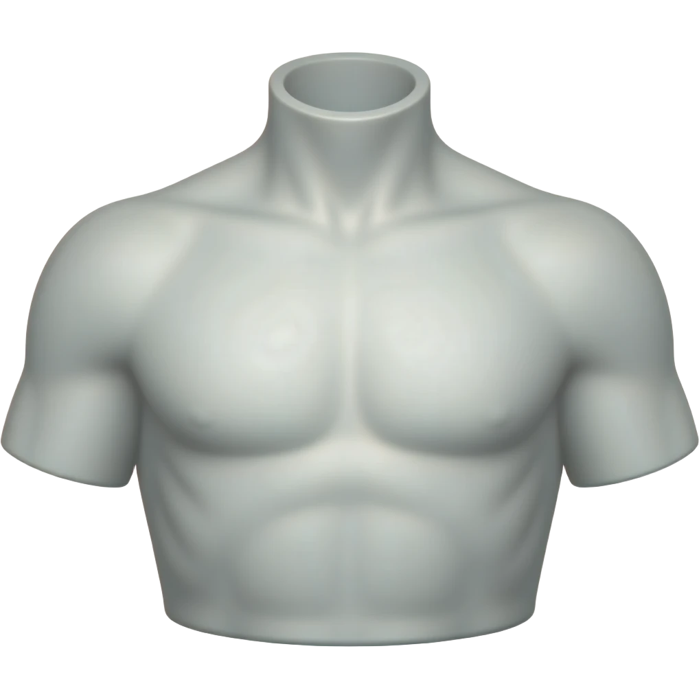 Statue only body without a head emoji