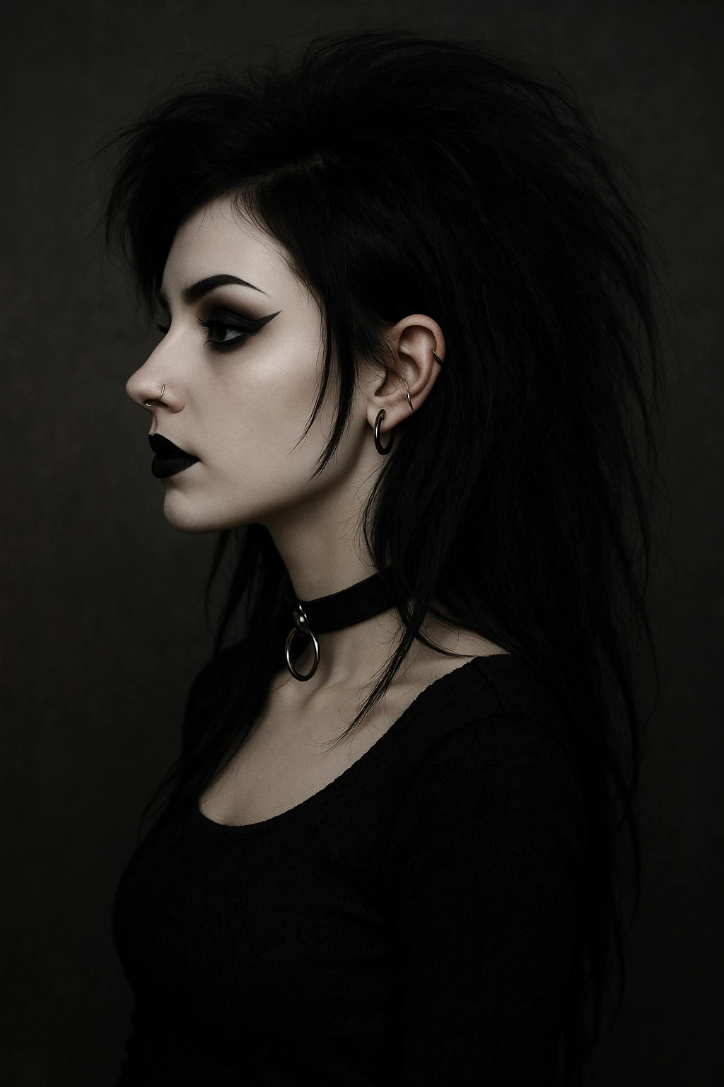 goth  profile girl emoji