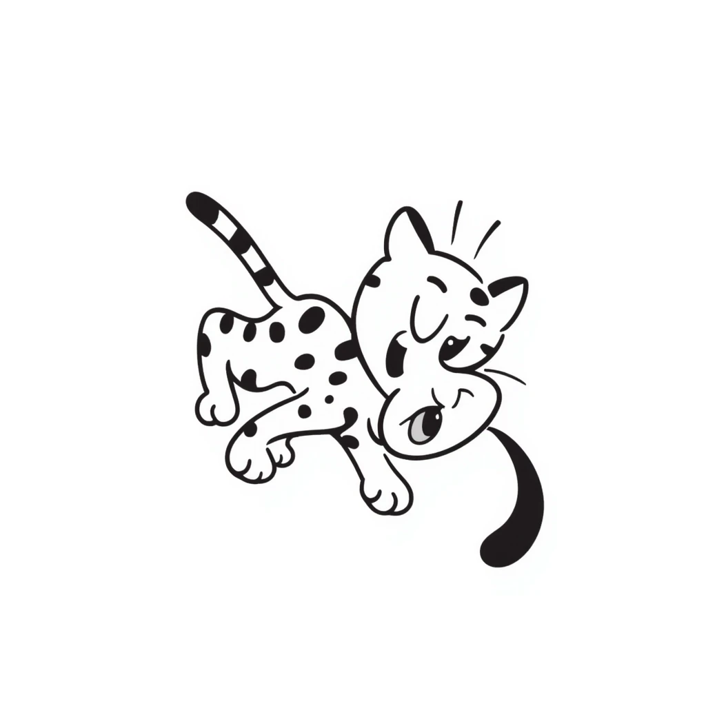 A Bengal cat emoji