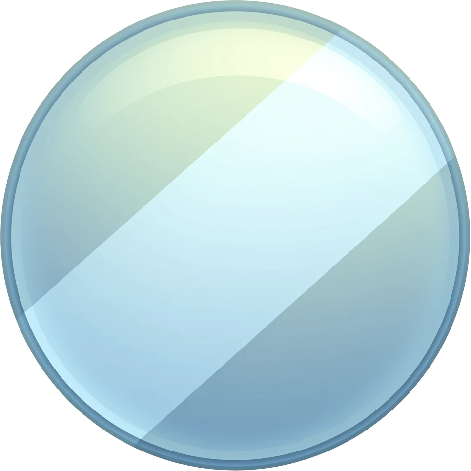 soft blue yellow realistic mirror surface, soft reflection, glossy glass shine, subtle light glare, clean aesthetic, high detail, soft lighting, transparent background inspired by barbie colour pallete emoji