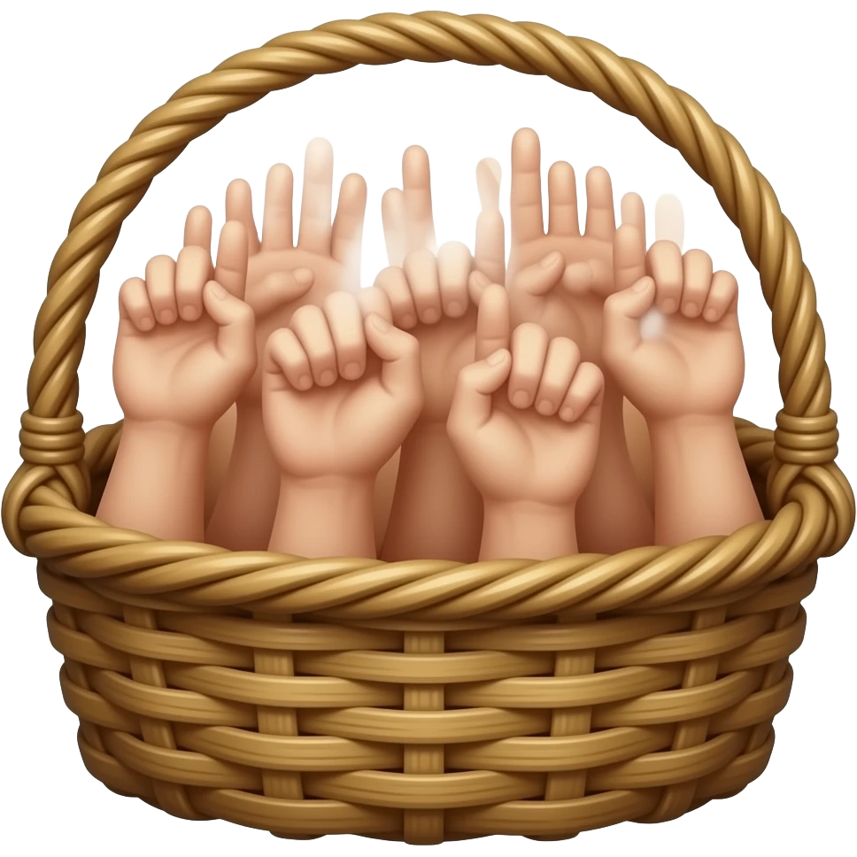 A basket full of dicks emoji