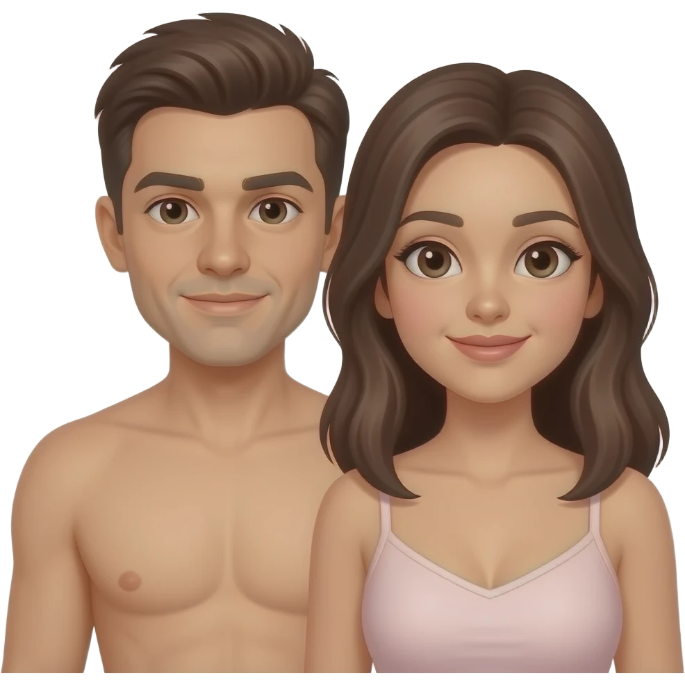 Naked couple emoji