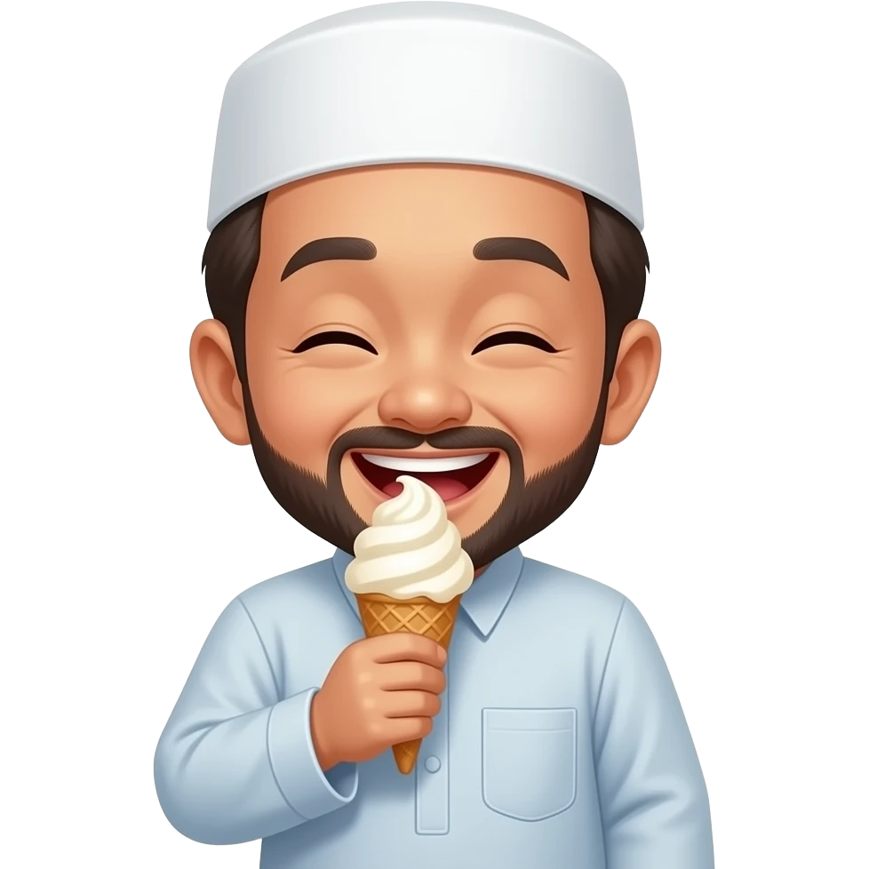 tung tung tung sahur eating icecream funny emoji