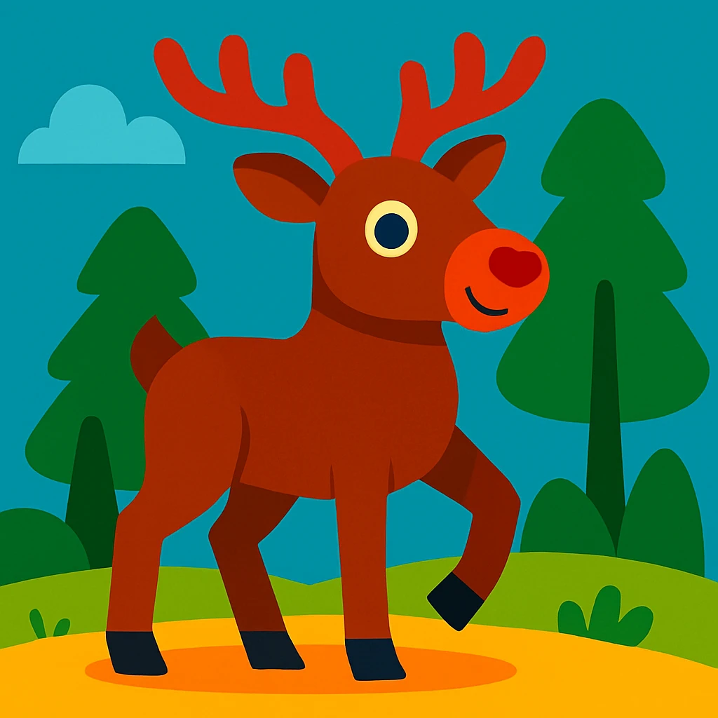 Reindeer emoji