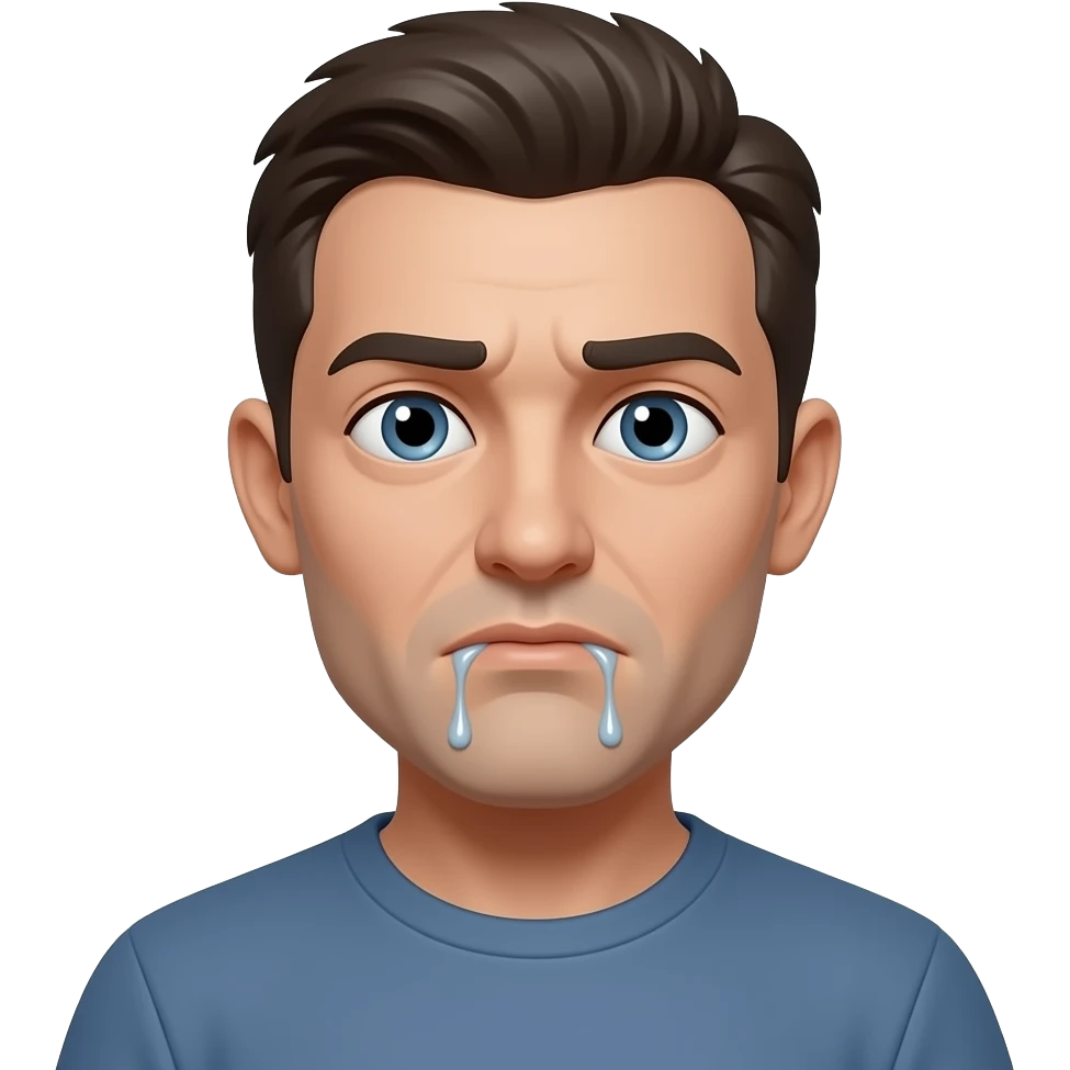 psychotic drooling emoji emoji