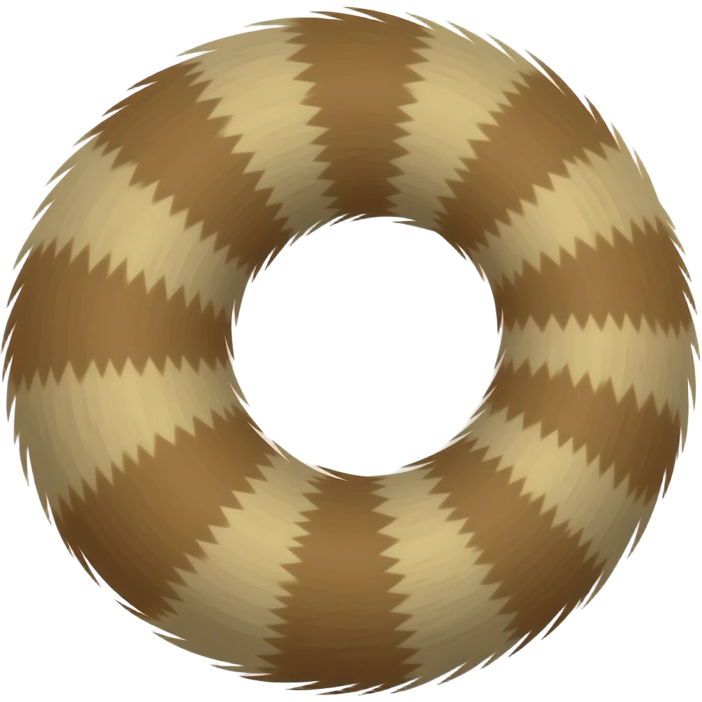 Brown cat tail emoji