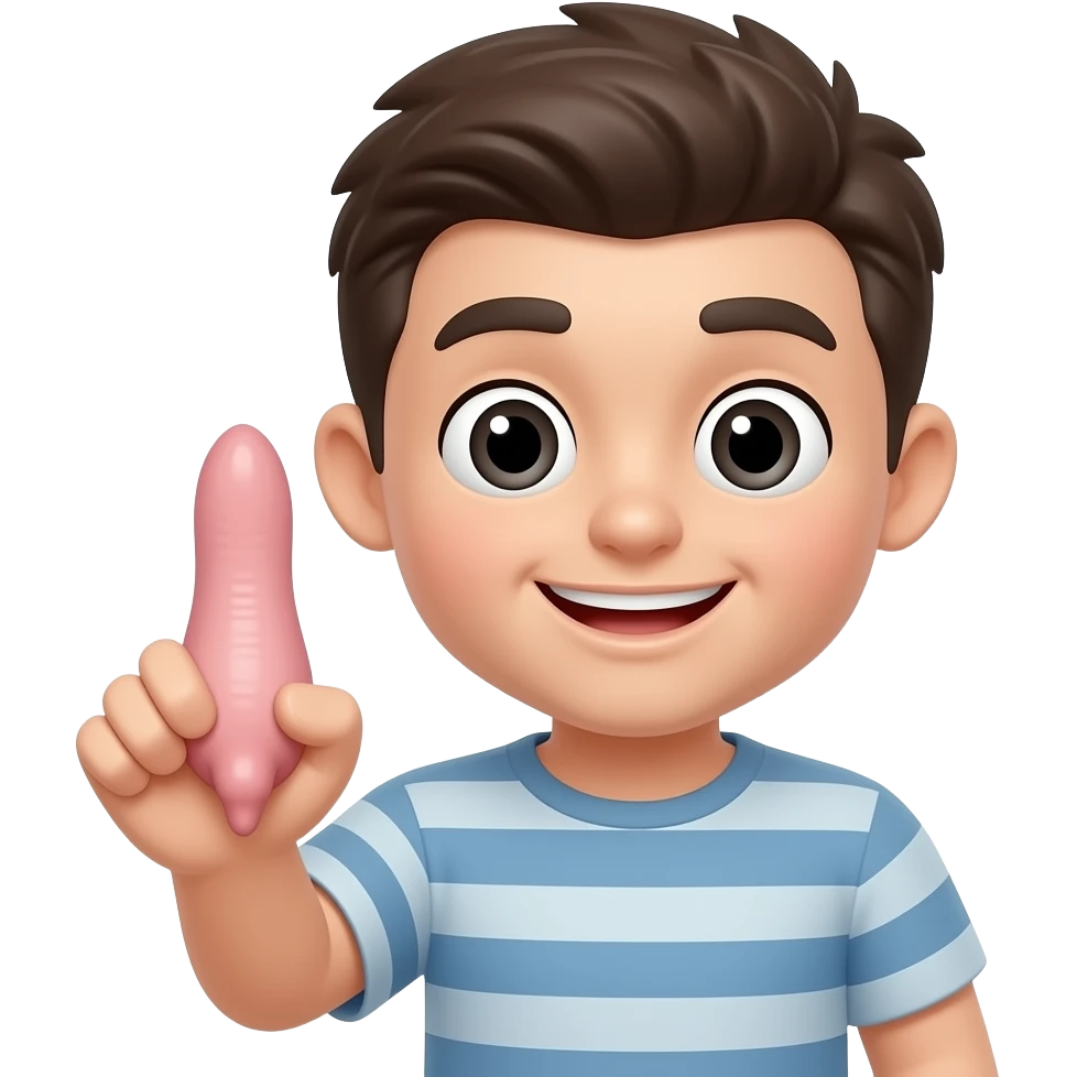 Person holding penis emoji