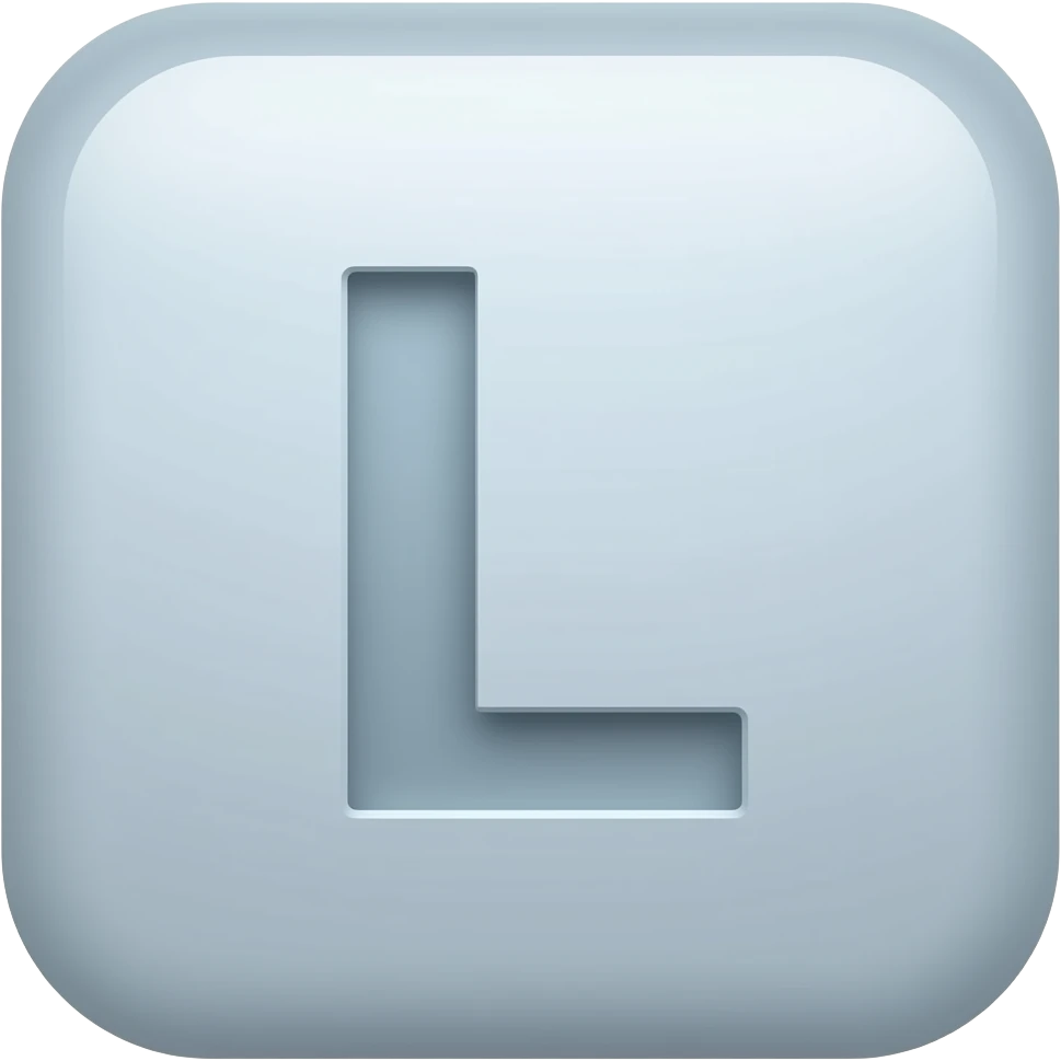 Letter L emoji