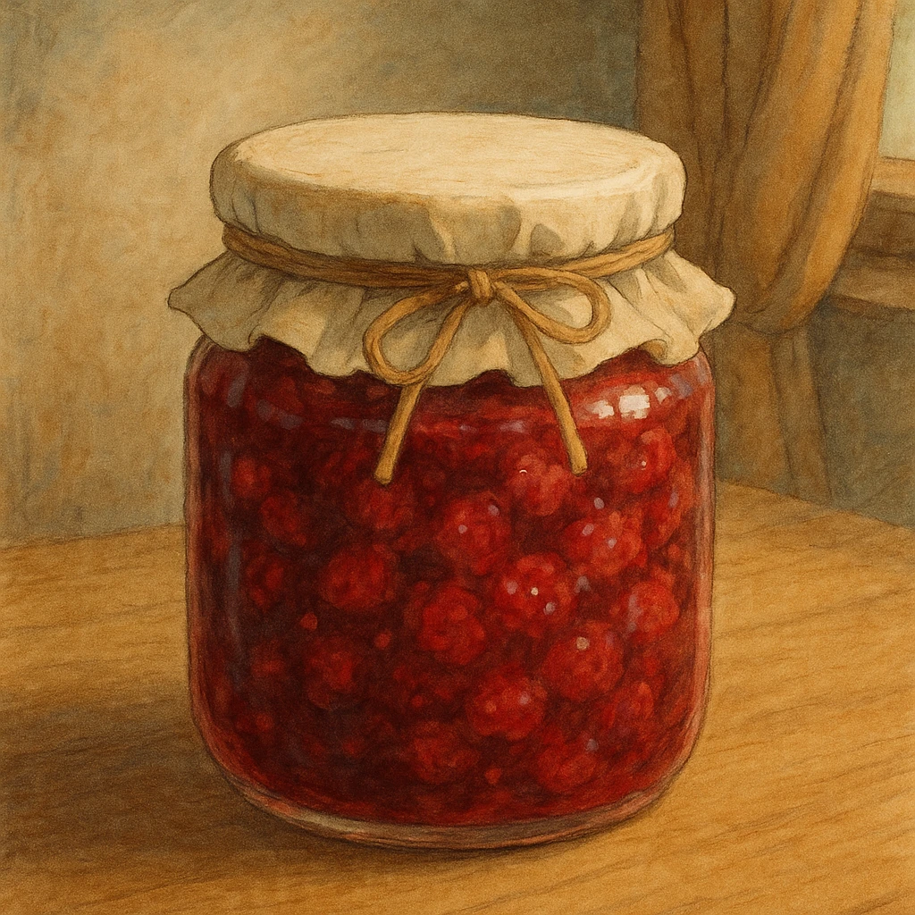 realistic jam jar, cozy, homemade emoji