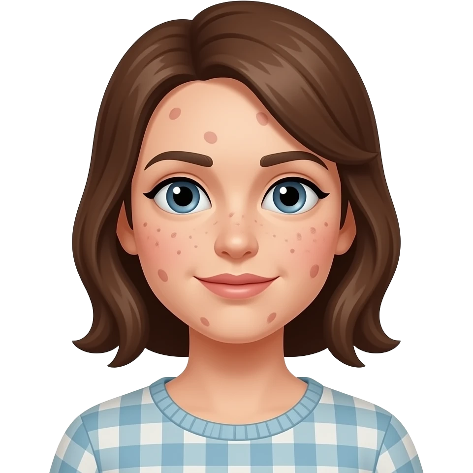 Measle woman emoji