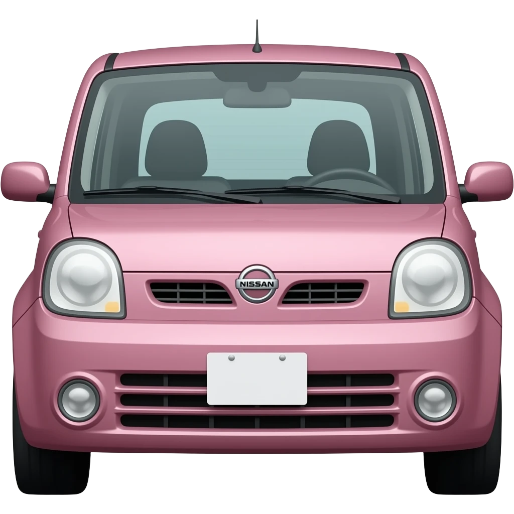 Pink 2002 nissan cube z11 emoji