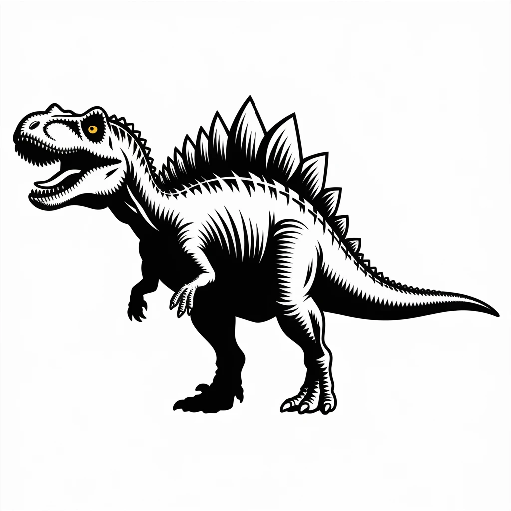 Mosasaurus icon black silhouette emoji