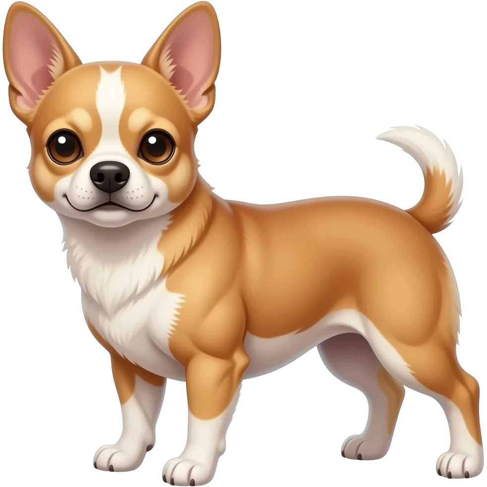 chihuahua with muscles emoji
