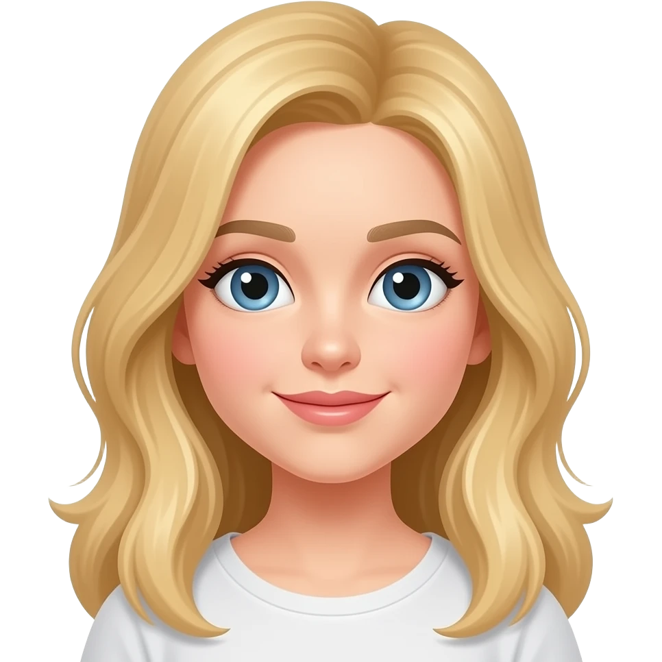 blonde girl emoji