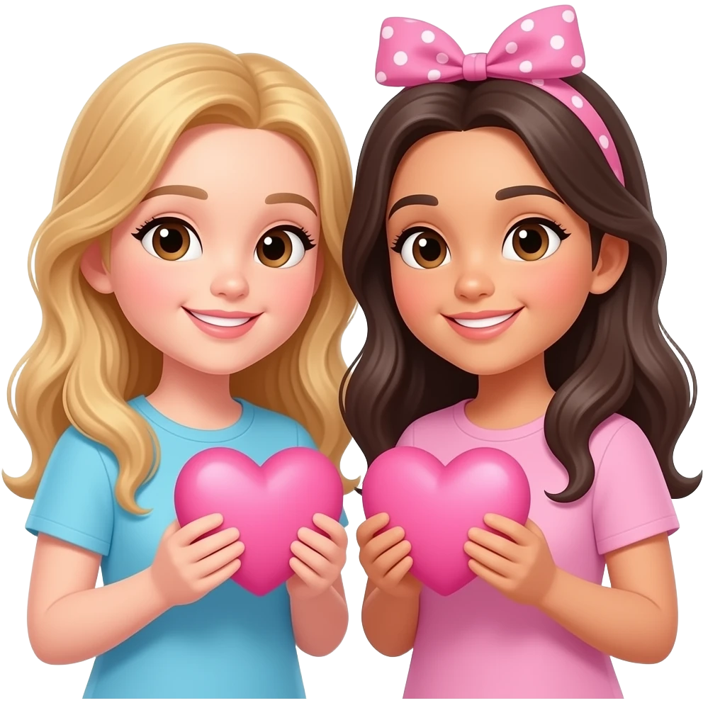 BESTIES   PINKS HEARTS emoji